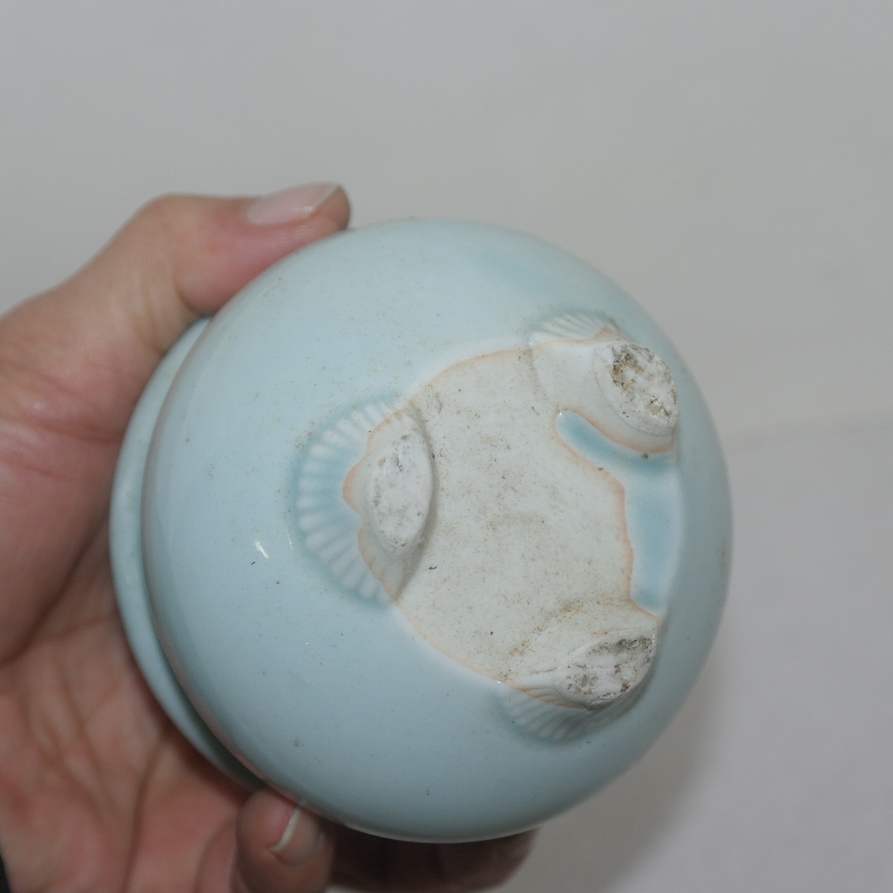 연대가좋은 청자 삼족향로