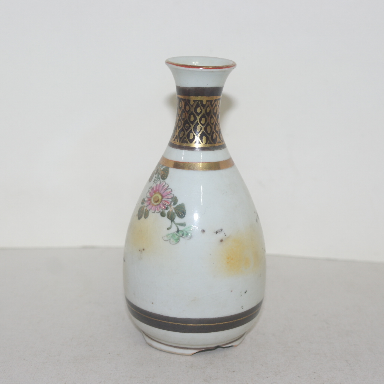 연대가좋은 구다니 철화백자 조화문 주병