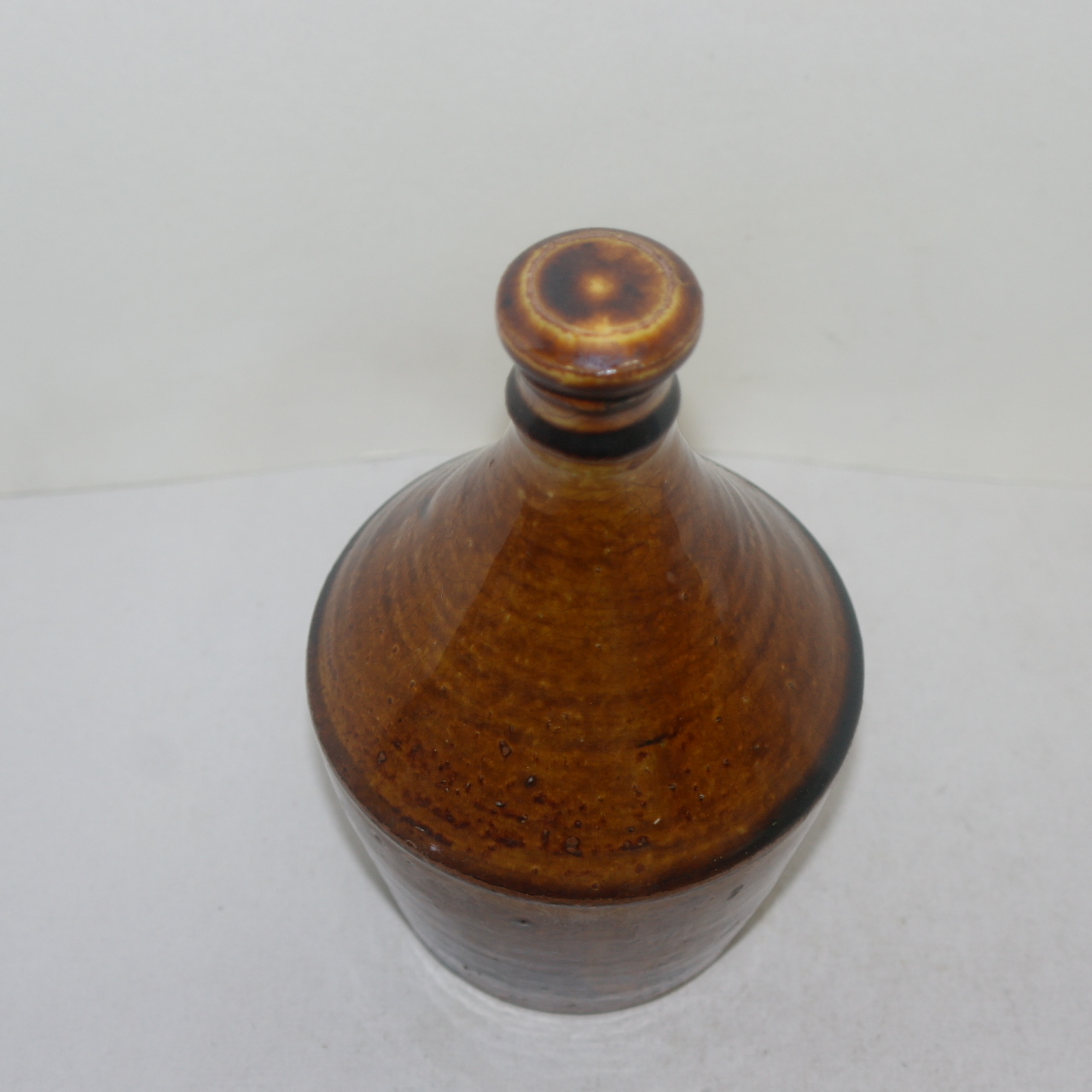 청자 덴모꾸 두껑있는 주병