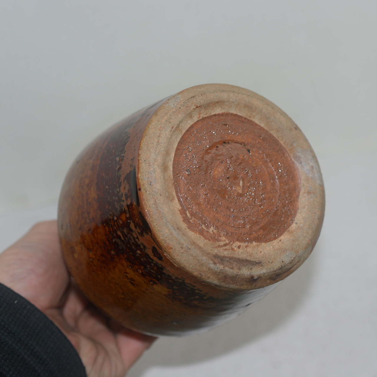 청자 덴모꾸 두껑있는 주병