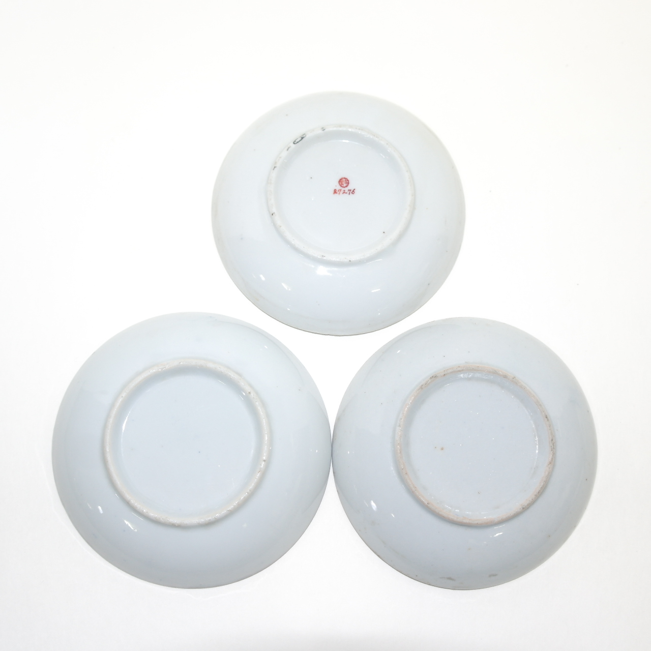 외사기 청화백자 완 3점