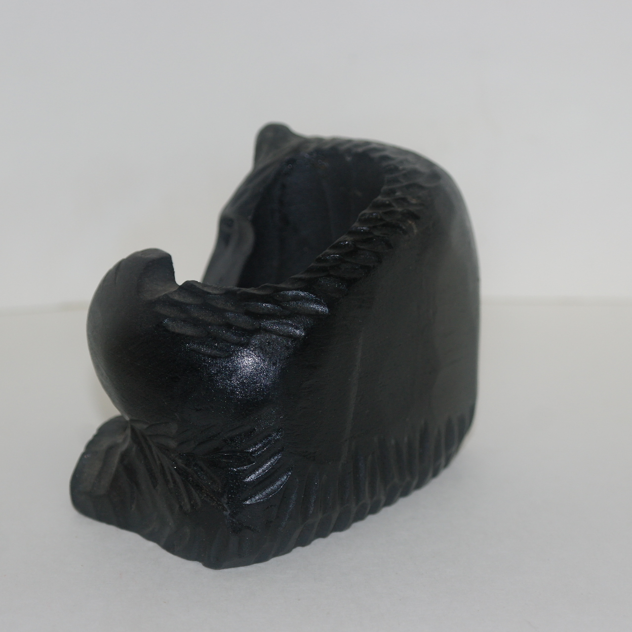 나무로된 곰 조각 받침