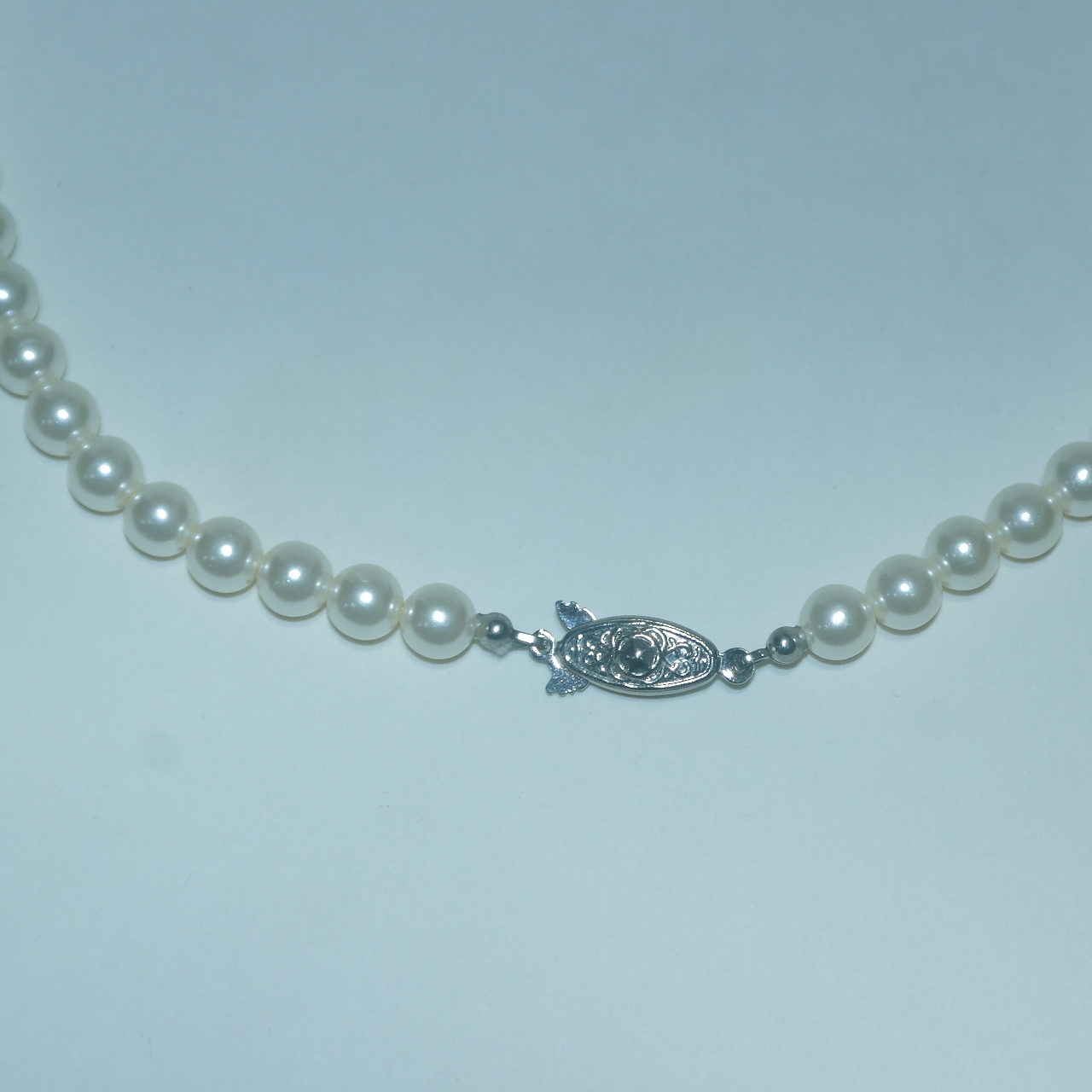 인조 진주 목걸이