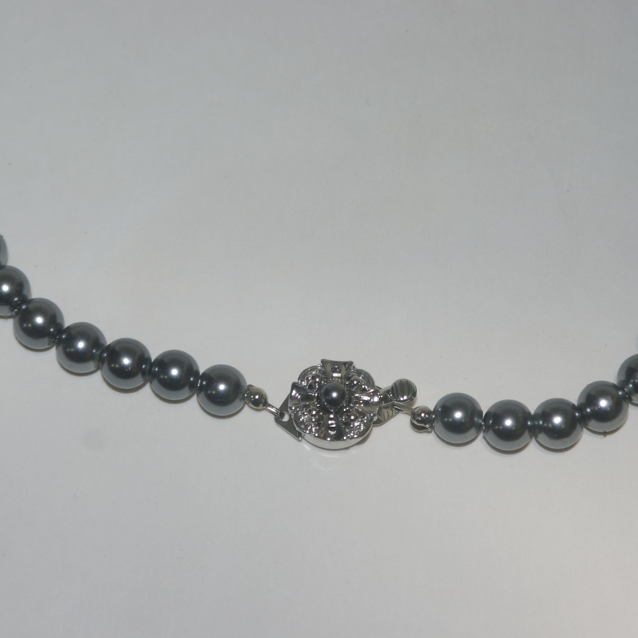 인조 진주 목걸이