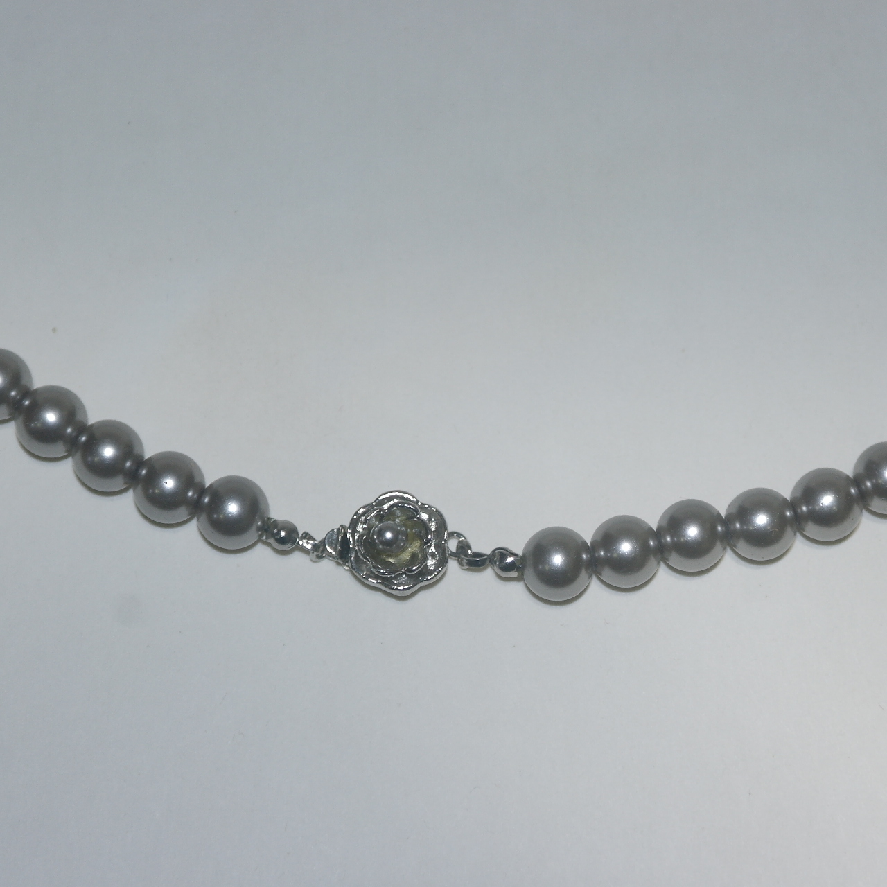 인조 진주 목걸이