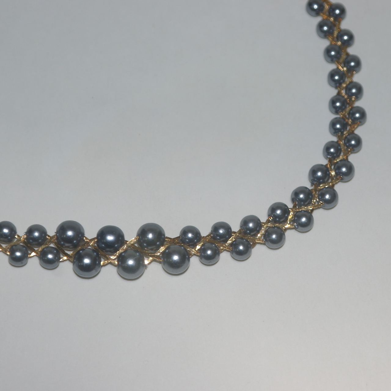 패션 인조 진주목걸이