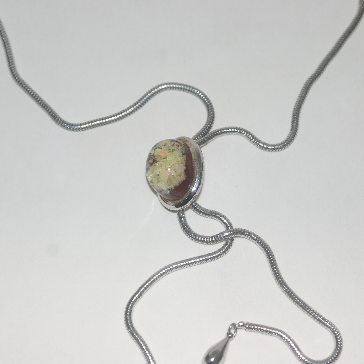 목조이개 목걸이