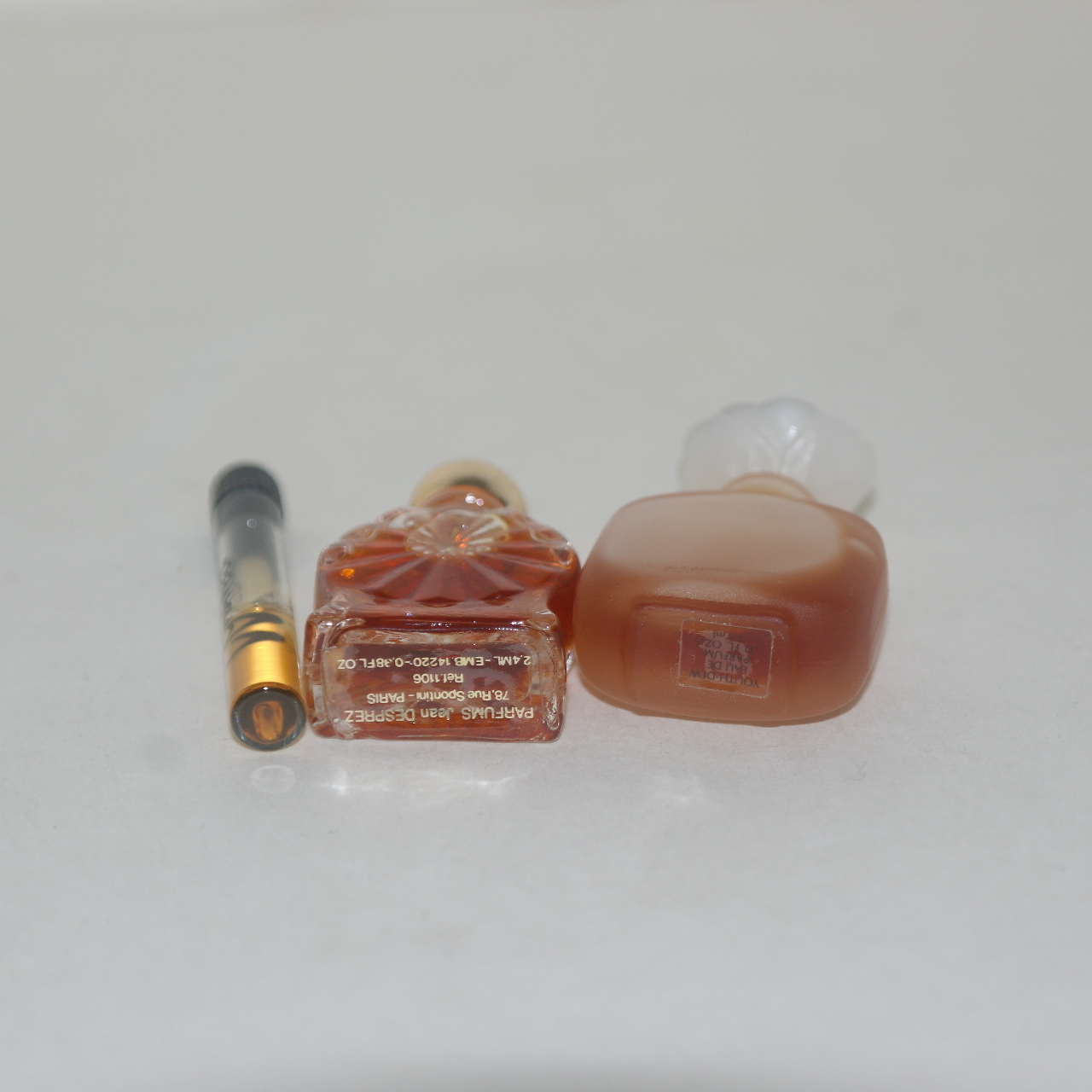 초소형 크기의 샤넬 향수 3병