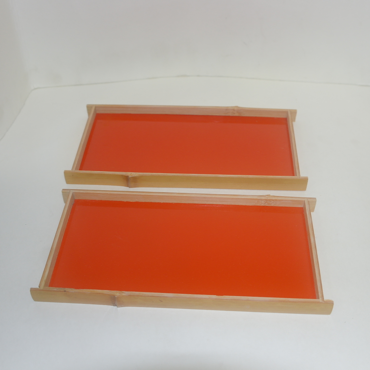 미사용 대나로된 차반 2점 셋트