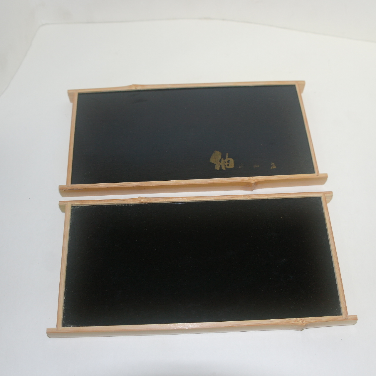 미사용 대나로된 차반 2점 셋트