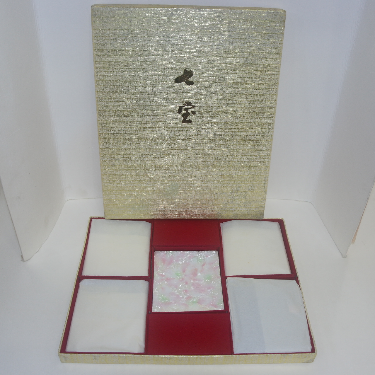 칠보화문 사각 차탁 5점셋트