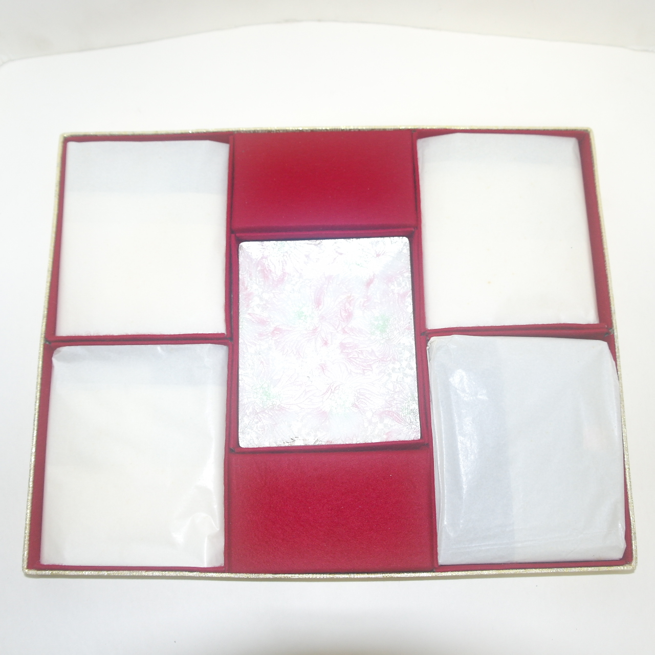 칠보화문 사각 차탁 5점셋트