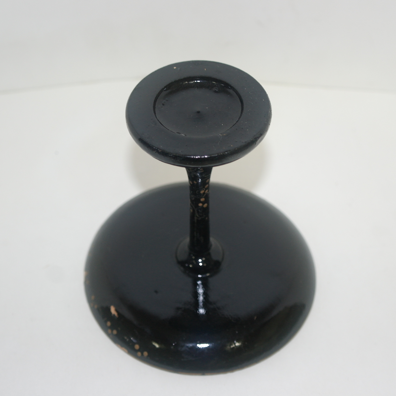 연대가좋은 나무에 금채화문된 굽다리 화대,화반