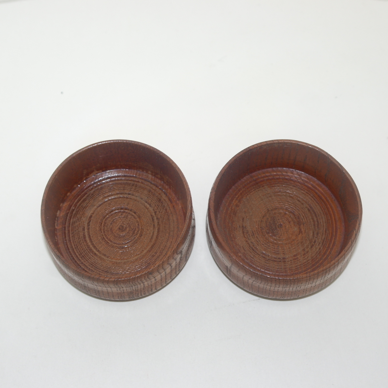 결이좋은 원목나무로된 완 2점