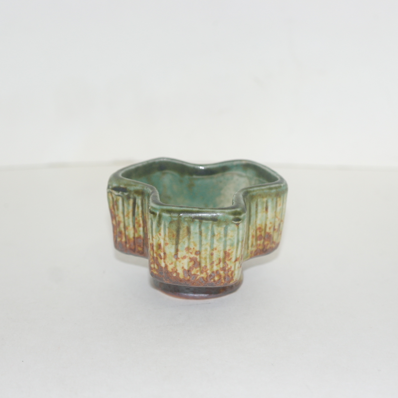 교토 청수요 청자 소형크기의 화완