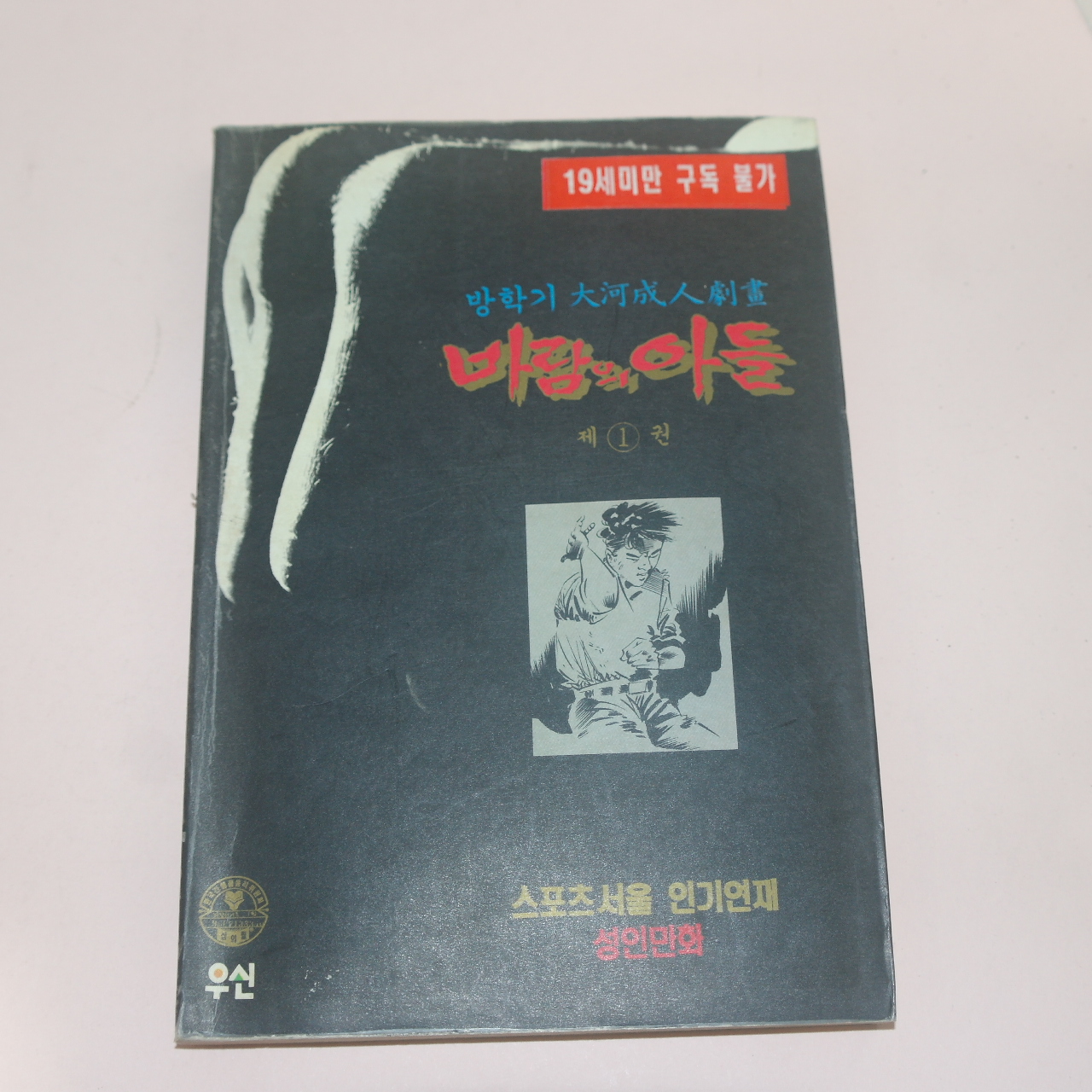 1996년초판 방학기 대하성인만화 바람의 아들 13책완질