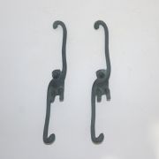 연대좋은 남부철기 무쇠로된 원숭이 차걸이 2점