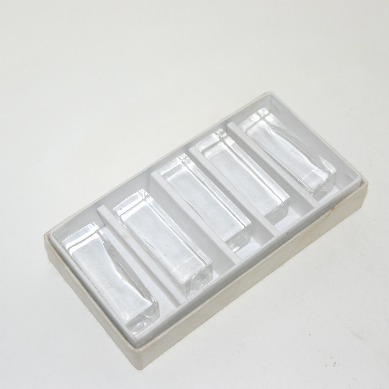 크리스탈 저분받침 5점셋트