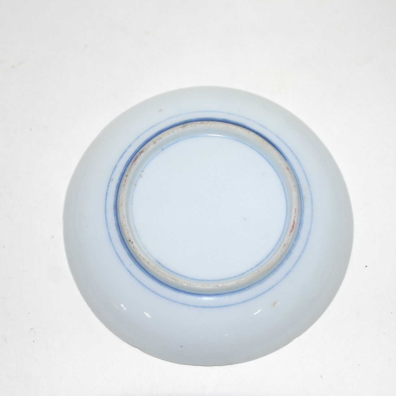 100년이상된 청화백자진사금채화문 화형완 9점일괄