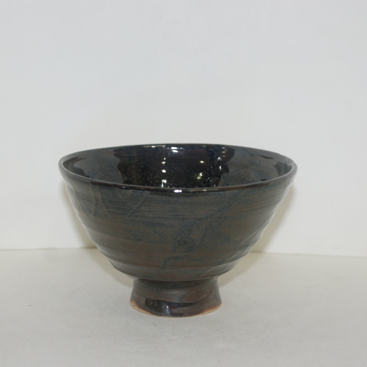 굽따인 흑유청자 말찻잔