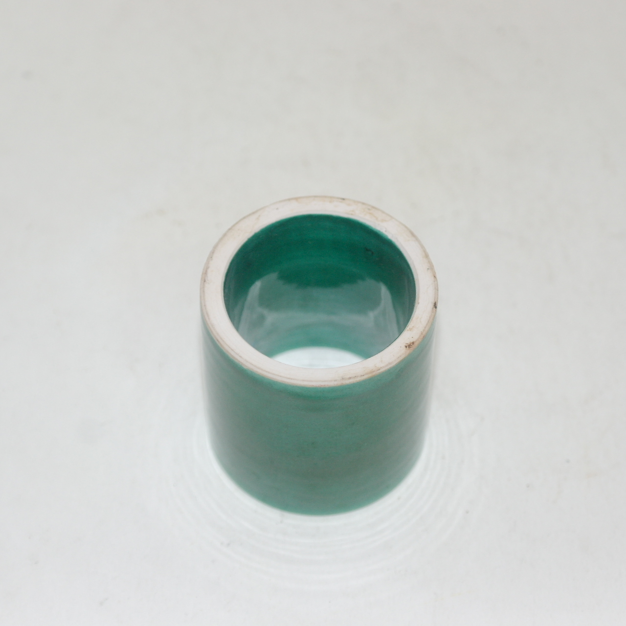 청록빛의 청자 차도구