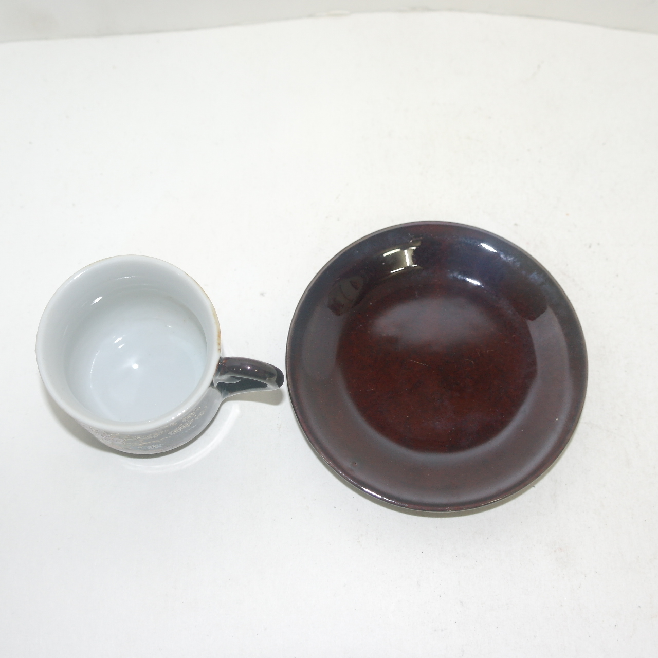 구다니 청자 진사금채화문 커피잔셋트