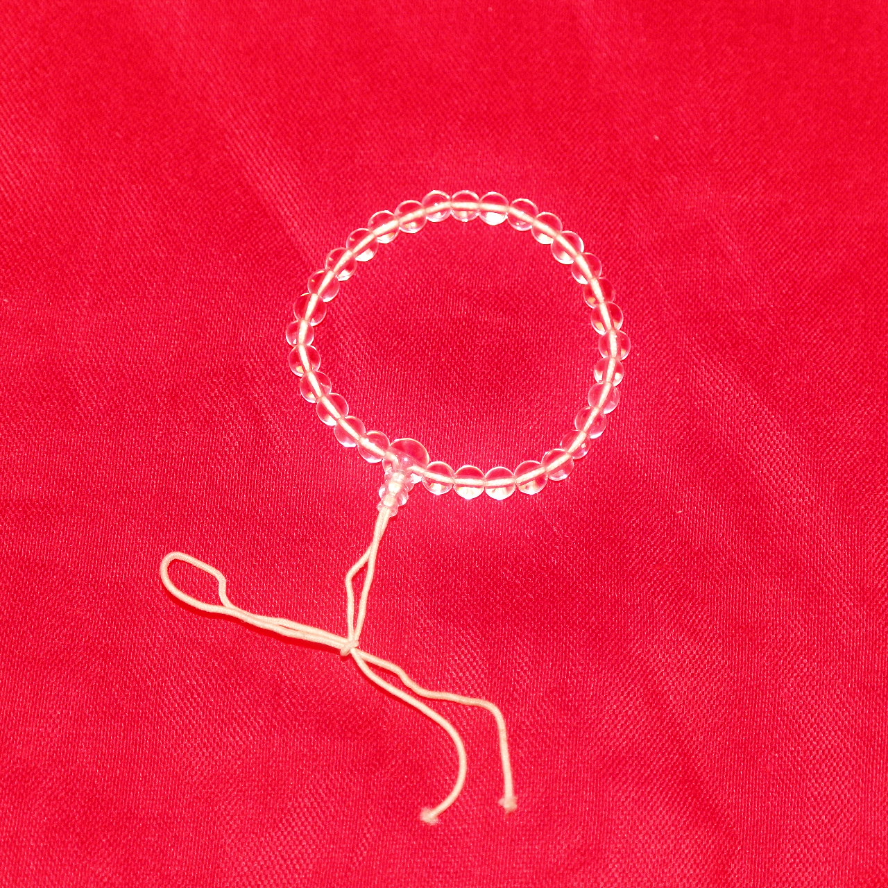 천연 백수정으로된 염주,팔찌