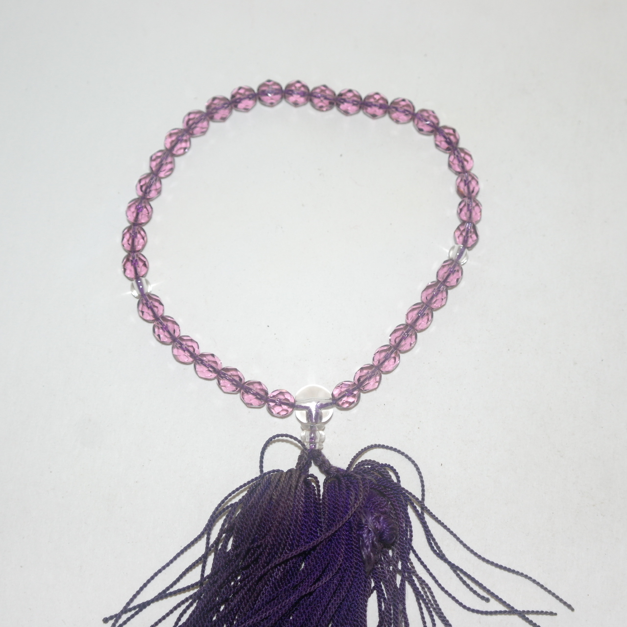 자수정으로된 염주