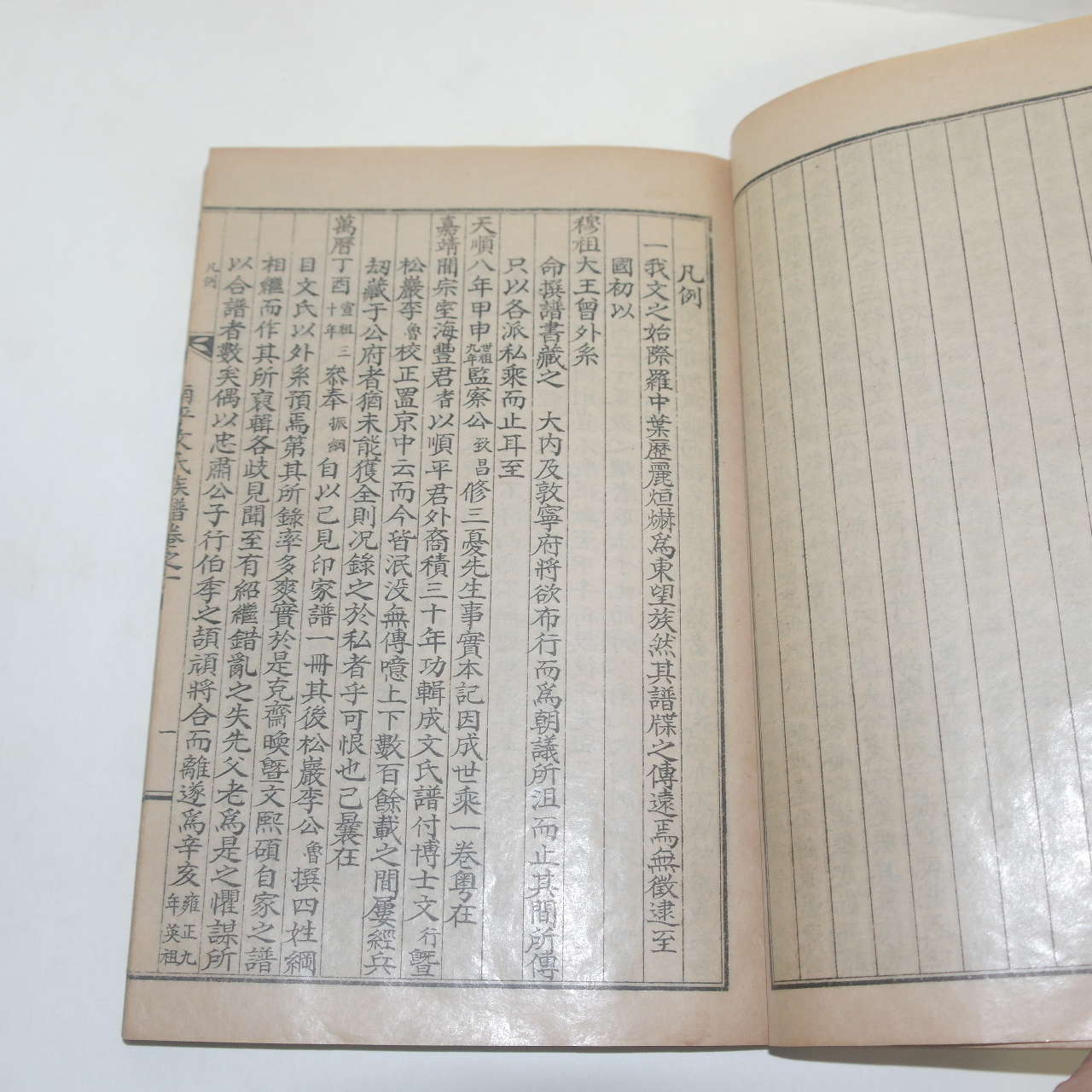 1955년 석판본 남평문씨족보(南平文氏族譜) 20책완질