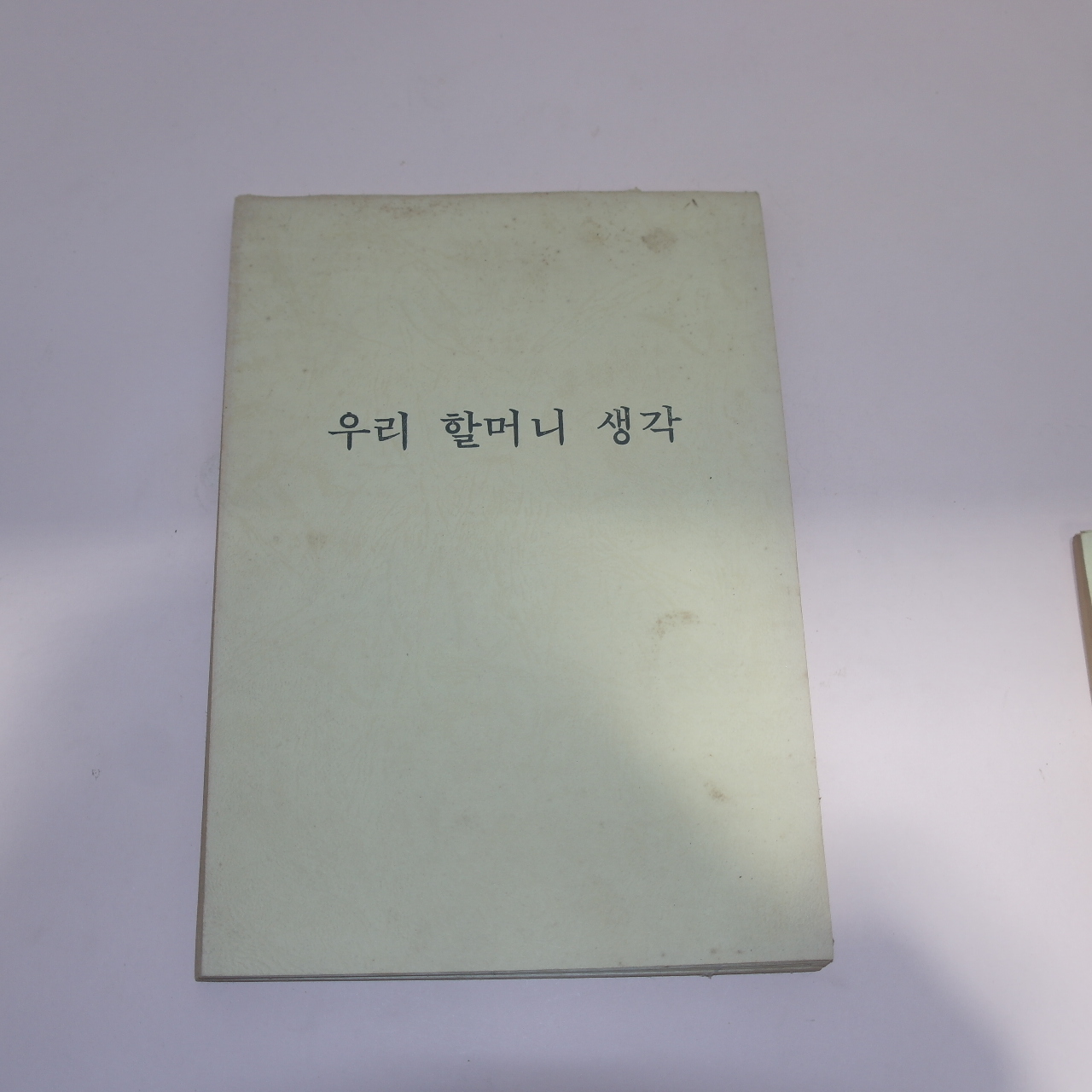 1980년 송병식(宋秉植) 우리 할머니 생각