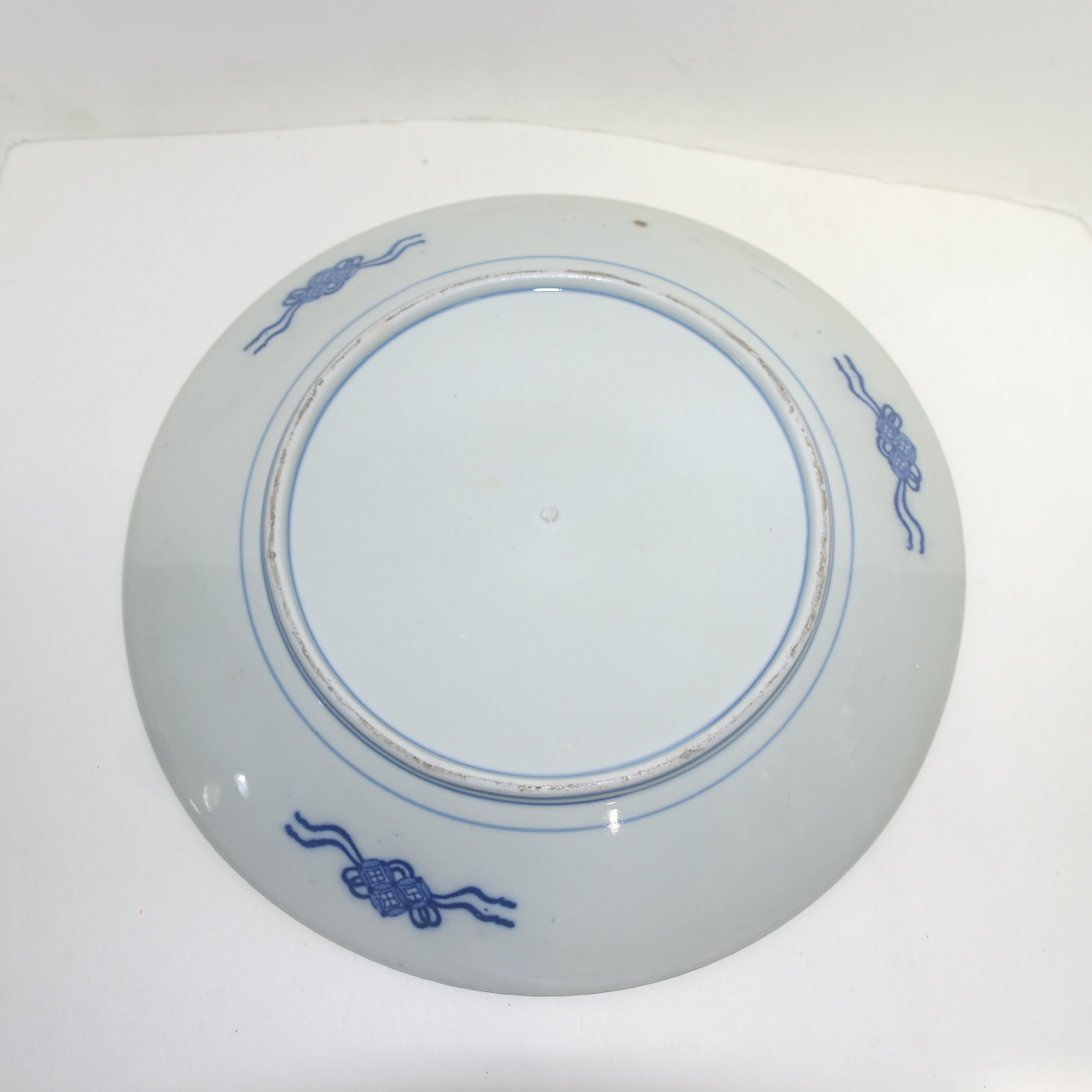 연대가좋은 청화백자 산수문 대완