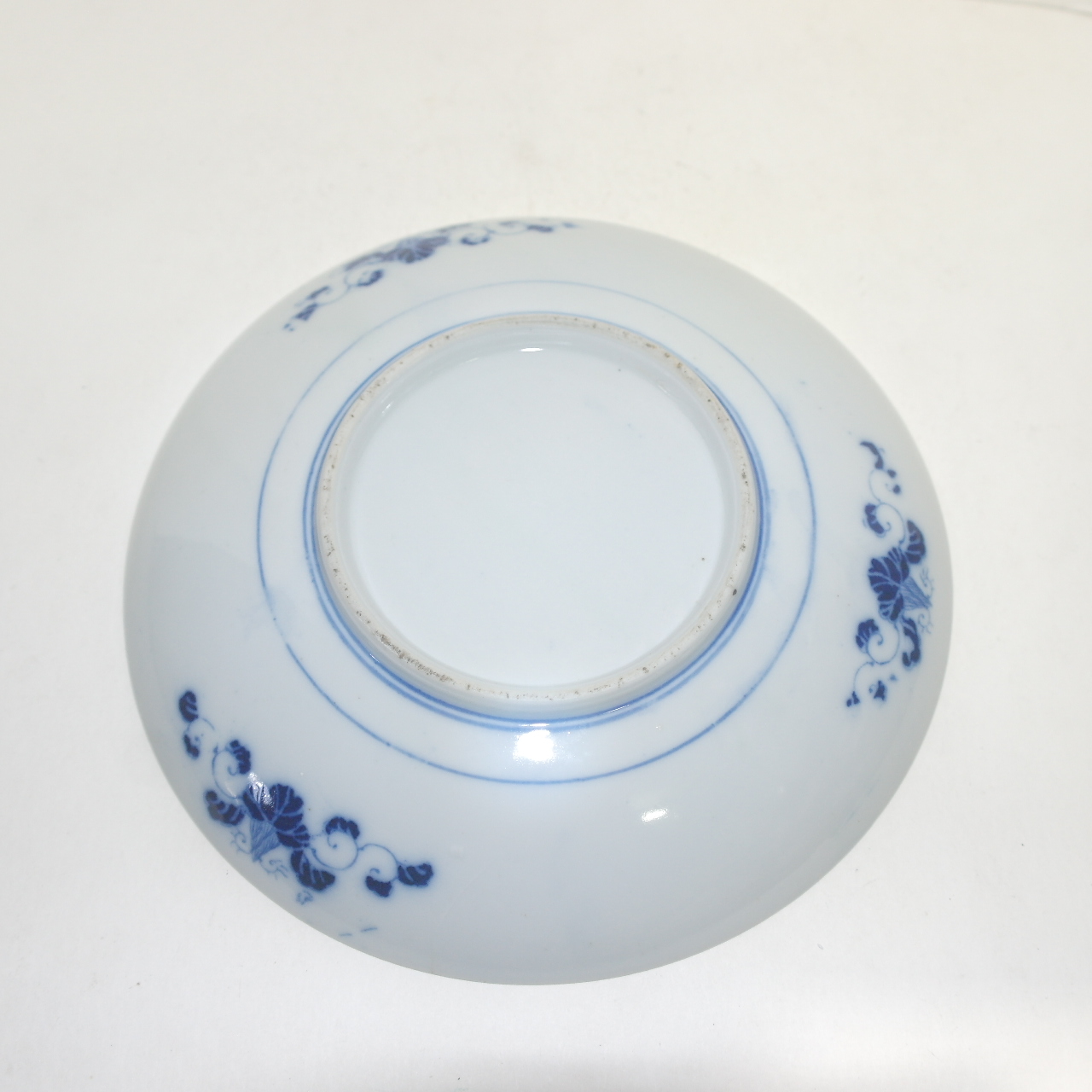 연대가좋은 청화백자화문 대완