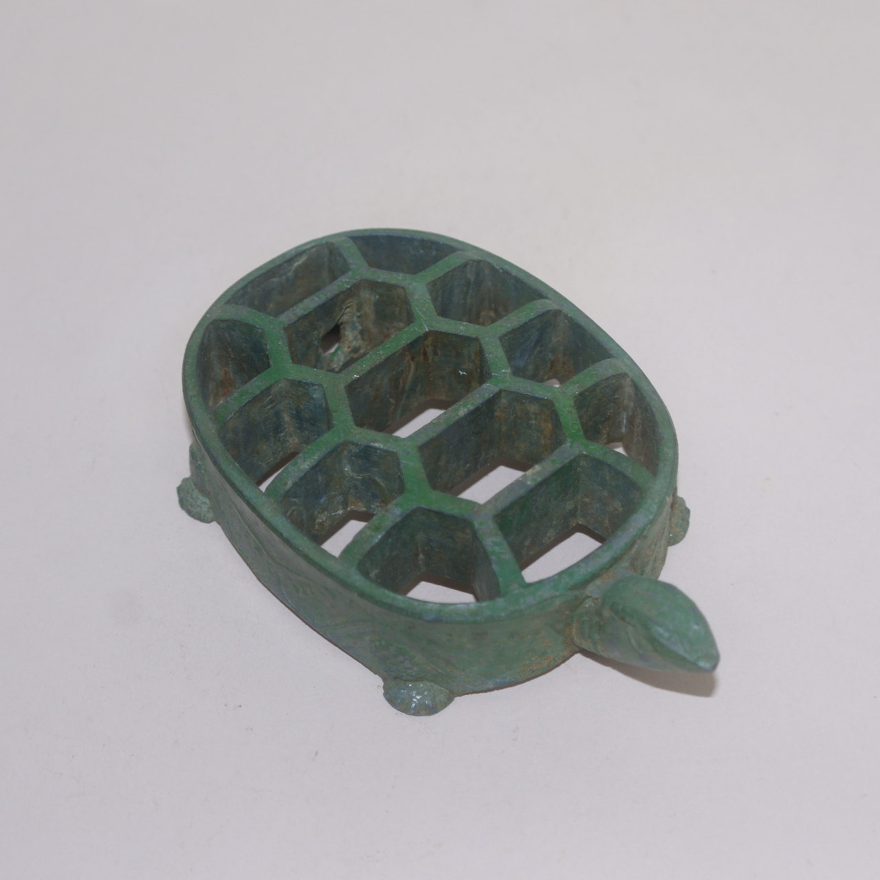 묵직한 금속재질로된 거북이 꽃꽂이용 침봉