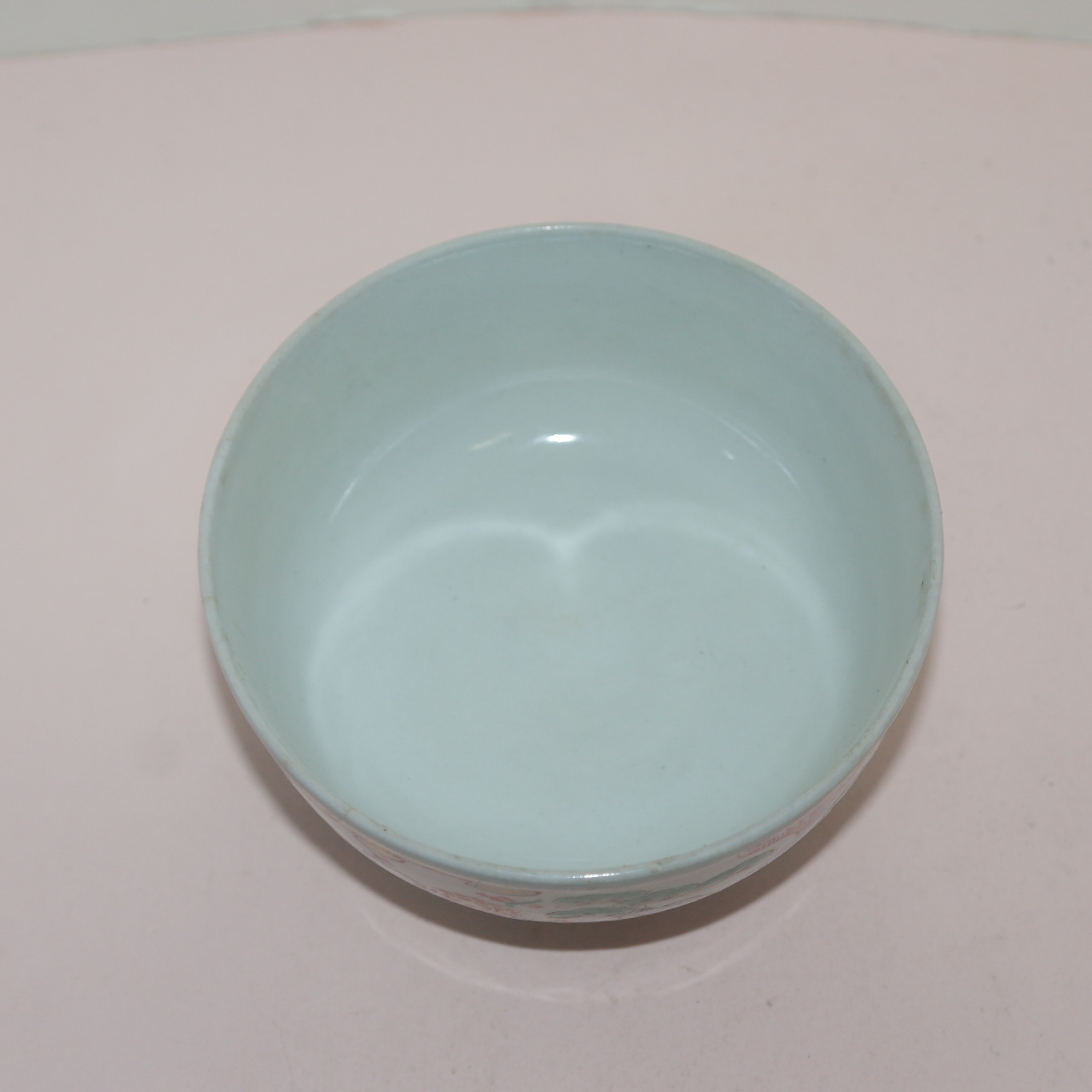 100년이상된 청화백자진사금채화문 완