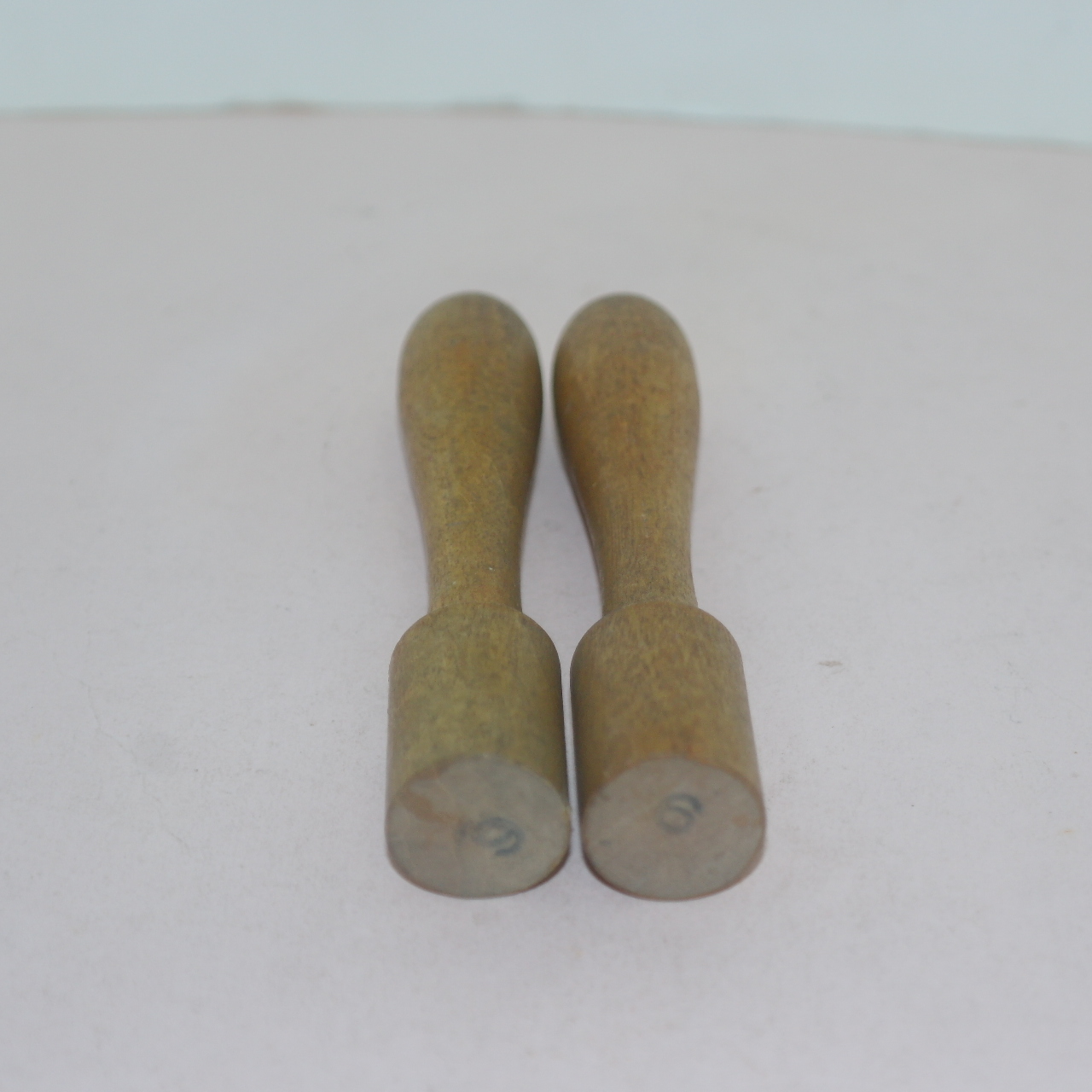 근대사 연대좋은 미사용 나무도장 2장