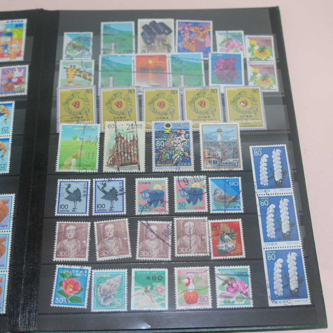 우표 사용실체 우편첩