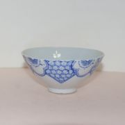 연대좋은 외사기 청화백자 추상화문 자완