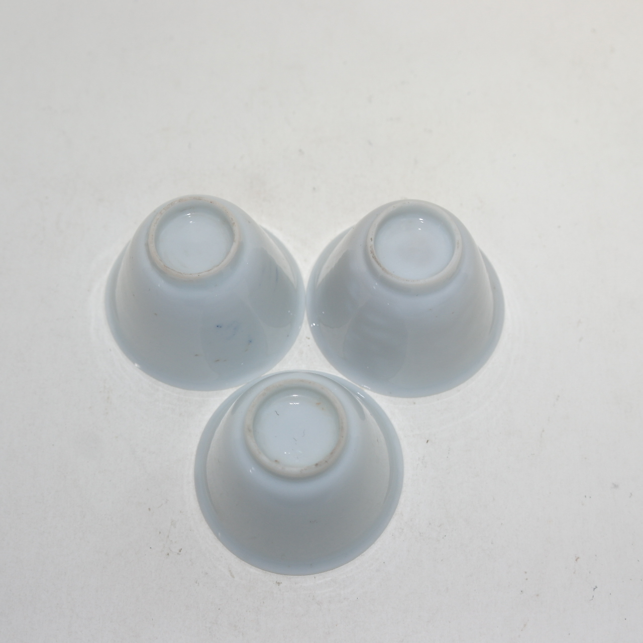 연대가좋은 순백자 잔 3점