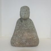 연대가좋은 돌로된 좌불상