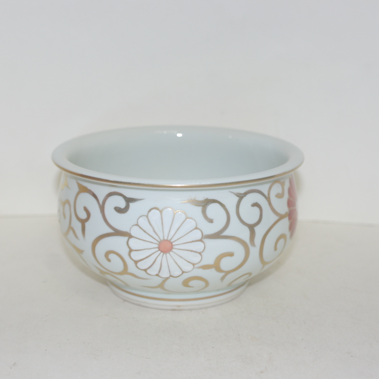 명품-순백자 금채진사화문 퇴수기