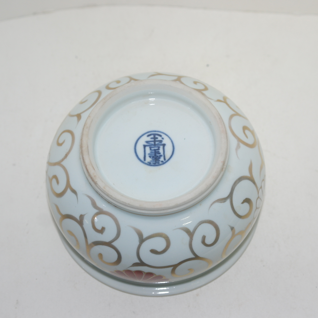 명품-순백자 금채진사화문 퇴수기