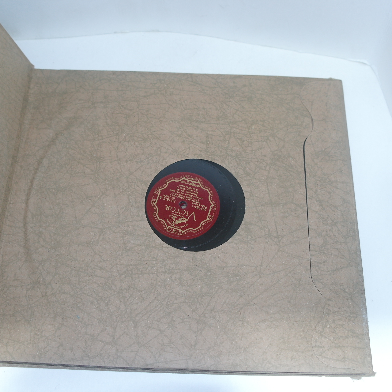 제일큰 사이즈의 축음기판 소나타 3장