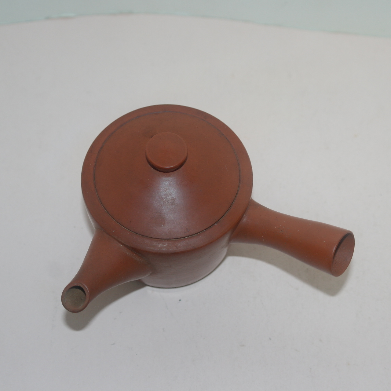 연대가좋은 자사도자기 음각문자문 다관