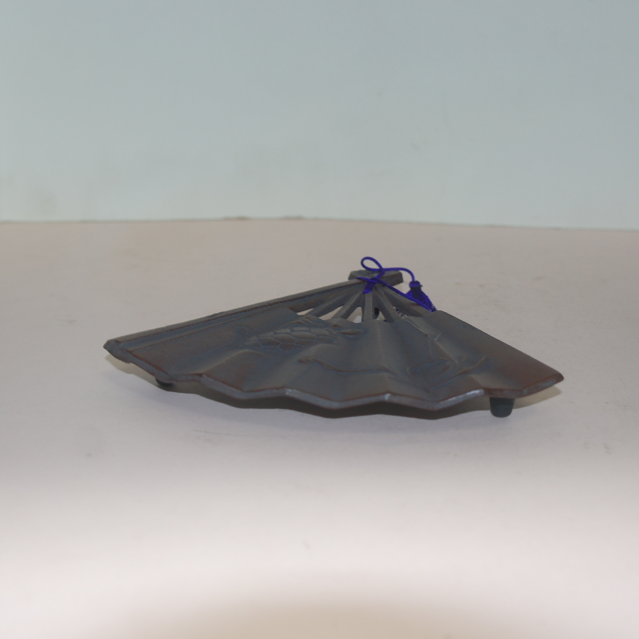 남부철기 무쇠로된 부채모양 주자받침