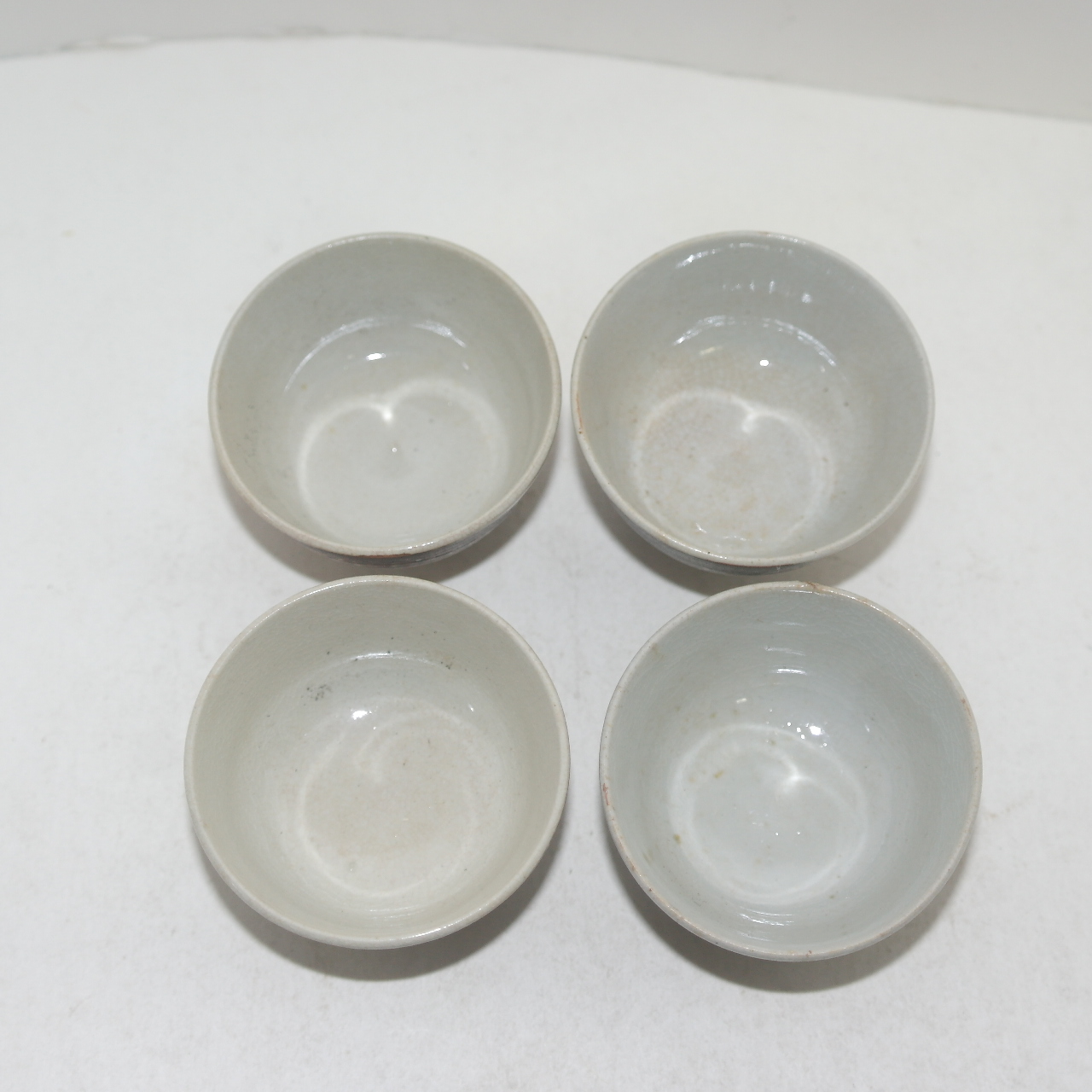 사이즈좋은 분청자 잔 4점