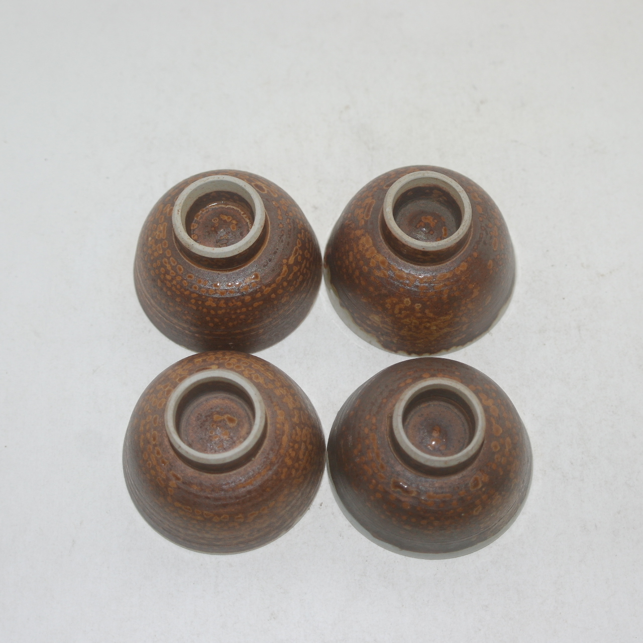 사이즈좋은 분청자 잔 4점