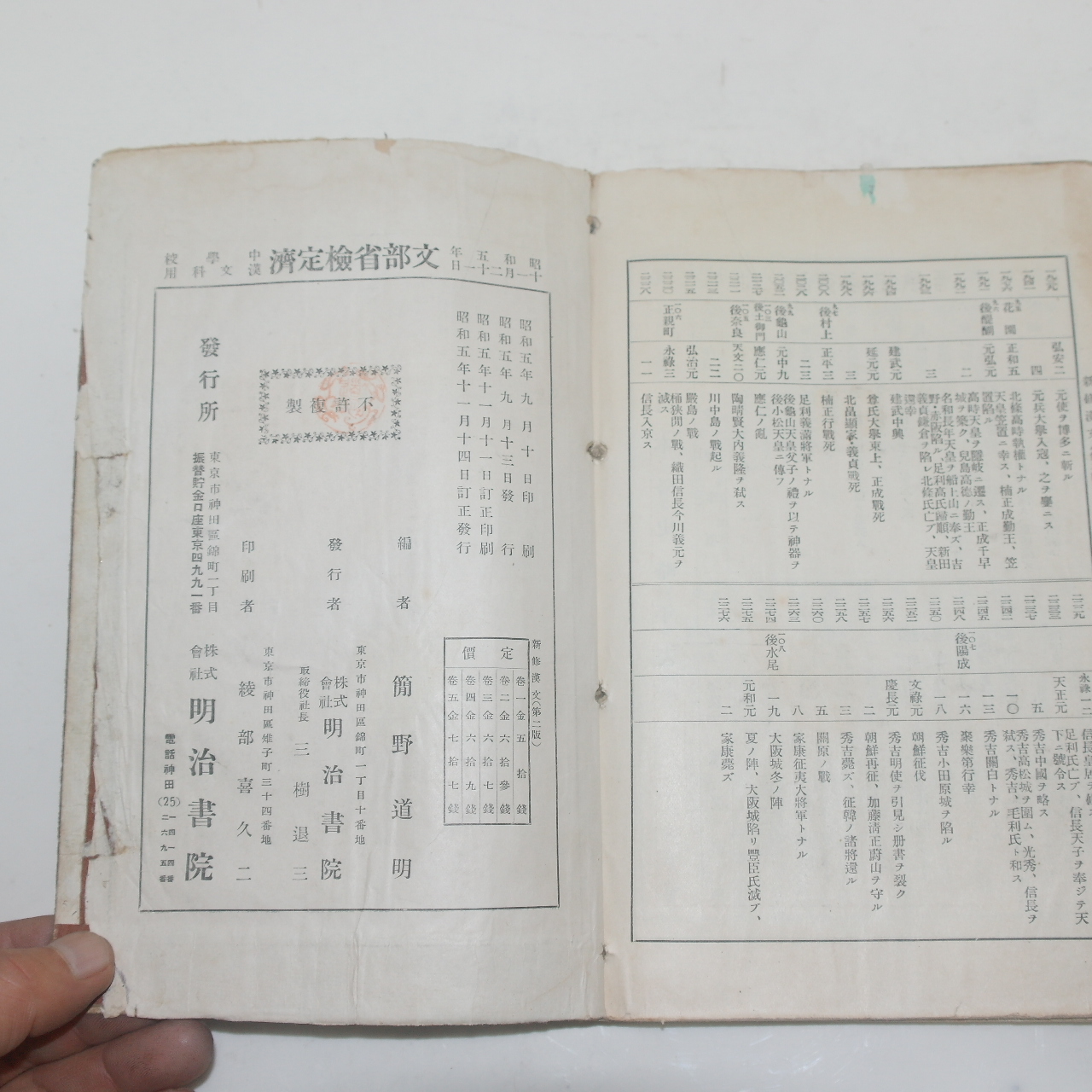 1930년(소화5년) 일본간행 신수한문 권2