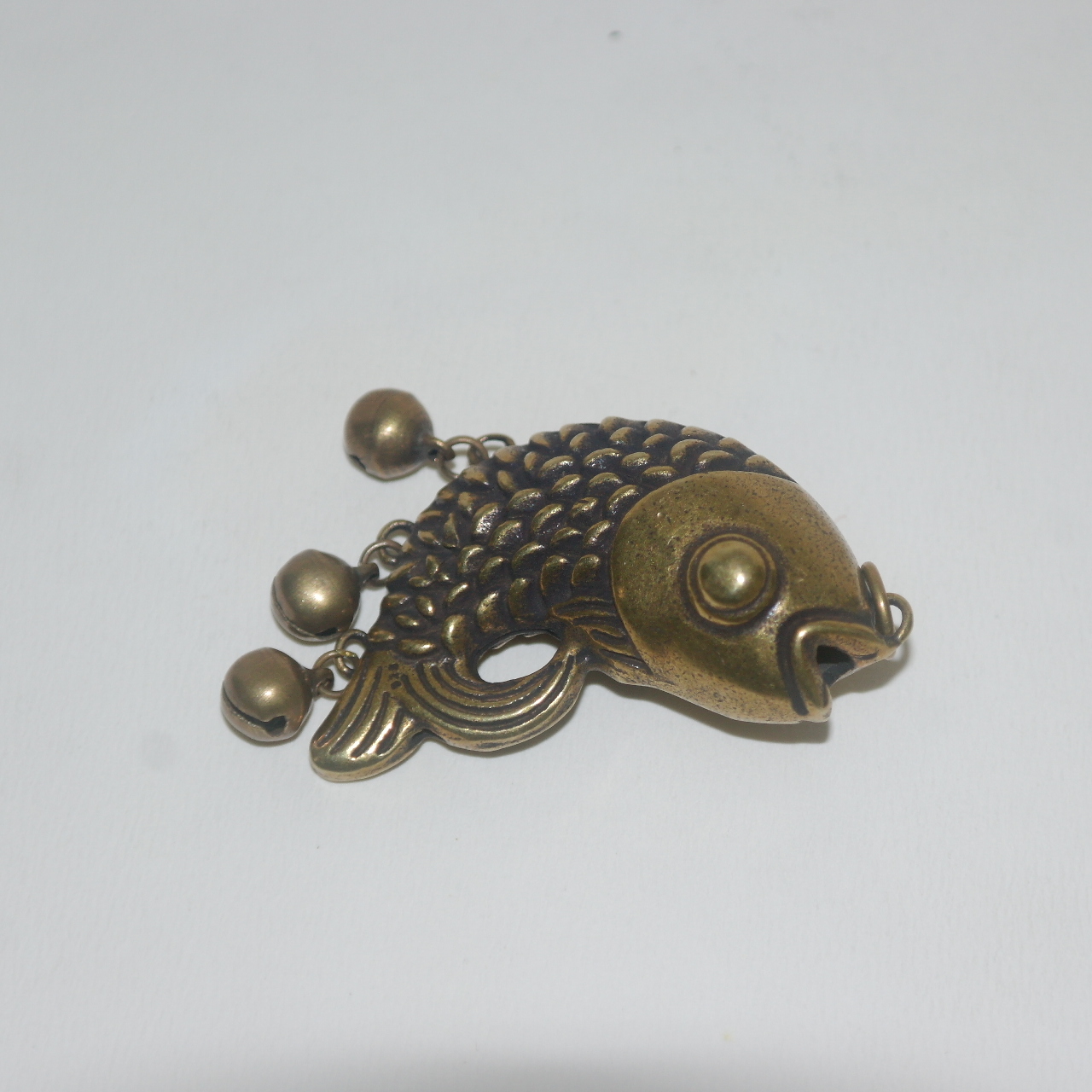 티벳 청동으로된 물고기 조각품
