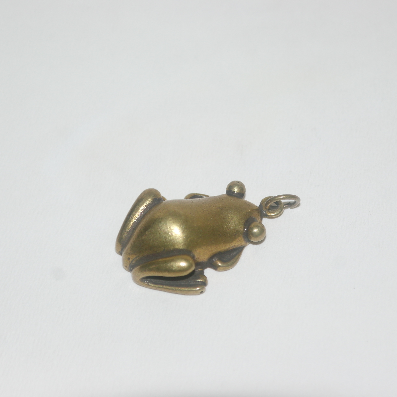 티벳 청동으로된 개구리 조각품