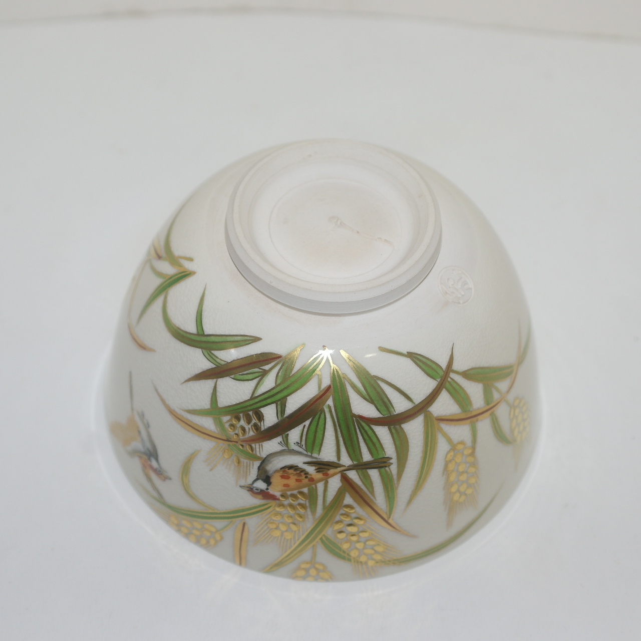 청광(淸光) 사스마분청자 순금채보리문 말찻잔